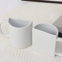 Meilleure Tasse à Café Personnalisée 6oz par Sublimation 2025 – Design Moderne Noir et Blanc en Céramique – Cadeaux Nouveauté Marque Haosheng – Compatible Lave-Vaisselle