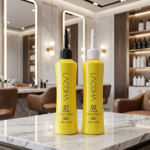 Lotion permanente LACOHA Damage Flex pour le coiffage en salon, ondulation naturelle, boucles, solution permanente alcaline, parfum aux herbes pour une tenue longue durée - Product Image 3