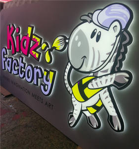 Offre Spéciale acrylique avant et arrière côté lumineux acier inoxydable l mini lettres lumineuses pour shopfront - Product Image 2