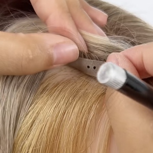 Nuevo y Exclusivo Sistema de Topper para Salón con Cuentas, Sin Clips, Sin Pegamento, Uso Prolongado, Transpirable para Verano, Listo para Enviar - Product Image 5