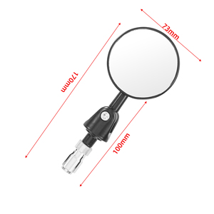 Niu xe điện phản chiếu gương chiếu hậu Retro xe máy xe máy sửa đổi các bộ phận cho đảo ngược phía trước gương phía sau - Product Image 4