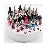 Black 5-Pin Auto Momentary Switch Push Button 19mm Illuminated LED 12V 24V 220V Max. 3A Current 250V Max. Voltage Car Motorcycle