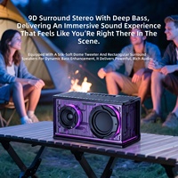 Mini haut-parleur LED portable sans fil le moins cher, lumière, caisson de basses USB, son stéréo HiFi, boîte à musique, haut-parleur Bluetooth, cadeaux