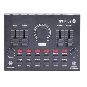 ชุดการ์ดเสียง <span class=keywords><strong>S9</strong></span> สำหรับออกอากาศ คาราโอเกะ มิกเซอร์เสียงดิจิตอลภายนอกอเนกประสงค์ สำหรับคอมพิวเตอร์ ระบบอัจฉริยะ - Product Image 1
