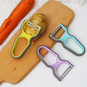 Éplucheur de légumes et de fruits avec poignée confortable, gadget de cuisine - Product Image 3