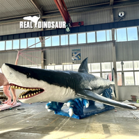 Modèle animatronique de requin pour parc d'attractions
