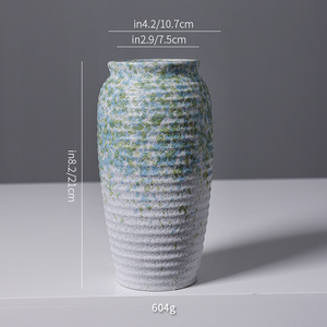 Vase en céramique sophistiqué de qualité supérieure, à double usage pour fleurs fraîches, séchées ou hydroponiques - Product Image 5