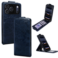 Étui portefeuille classique en cuir avec rabat pour iPhone 18 Pro Max, protection arrière antichoc pour iPhone 17 16 15 Pro Max