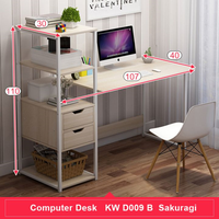 Meubles de bureau modernes, table en bois, bureaux ergonomiques pour ordinateur portable, bureaux d'étude, bureaux d'écriture, bureaux d'ordinateur debout