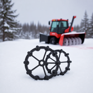 2 uds 631-0002 conjunto de rueda motriz trasera con piezas de repuesto de cubo de 3/4 pulgadas para Sopladores de nieve de la serie Track - Product Image 2