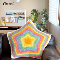 Factory Direct Supply 190G/380m 80%Acrylic 20%Nylon Dyed Fancy Yarn for Scarf Hat Sweater Chunky Acrylic Nylon Yarn