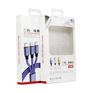 Cao cấp có dây headphone Mang trường hợp thanh lịch thùng cho earbuds, tai nghe, in-ear màn hình bao bì hộp - Product Image 4