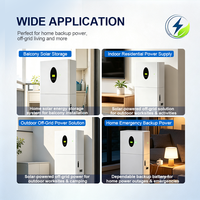 Convertisseur hybride 6KW pour réseau électrique, batterie LiFePO4 16KWh, IP65, 51.2V, système de stockage solaire tout-en-un, montage mural extérieur, AL-MB512628