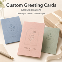 Cartes de vœux pliantes personnalisées avec cadre floral en relief, cartes avec texte et logo personnalisés pour cadeaux de mariage assortis