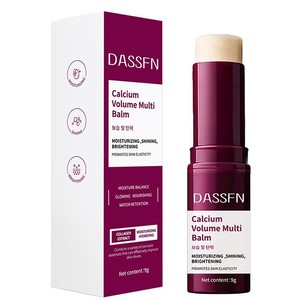 ดัสฟิน แคลเซียม วอลุ่ม มัลติ บาล์ม สติ๊ก 9 กรัม 3-in-1 บำรุงผิวหน้า ดวงตา และลำคอ ช่วยให้ผิวชุ่มชื้น กระจ่างใส ลดเลือนริ้วรอย เพิ่มความยืดหยุ่น - Product Image 1