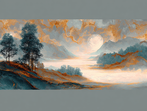 Personalizado hermoso paisaje pared arte imagen impresión Digital dormitorio sala de estar comedor <span class=keywords><strong>entrada</strong></span> pasillo Homestay - Product Image 4