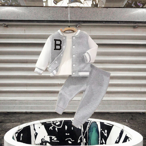 MS-156 Nouvelle Arrivée 2024 Ensembles Enfants Deux Pièces de Gros Survêtements Bébé Garçons et Filles Style Hip Hop - Product Image 3