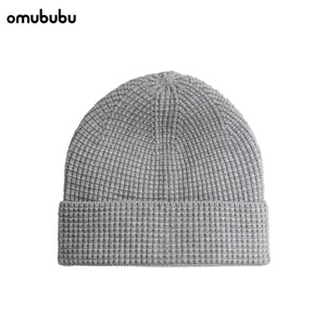 2026 Mới Lutong Tùy Chỉnh Mùa Đông Skull Thêu Gorro Para Frio Waffle Đan Hat Beanie Cho Nam Giới Gorros Para Hombres 3D Thêu - Product Image 1