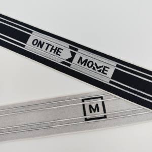Cinta Elástica Personalizada de Nylon Transpirable de 1mm a 4mm para Ropa Interior, Tela Jacquard, Correa Elástica Gruesa Personalizada - Product Image 4