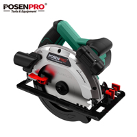 Scie circulaire électrique industrielle 1200W 185mm 7-1/4 pouces pour la coupe du bois