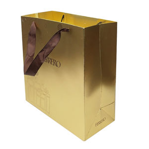 Édition Spéciale – Sac en papier blanc de luxe 300 g/m² avec couleur et logo personnalisés pour les promotions en supermarché et l'activation de marque - Product Image 1