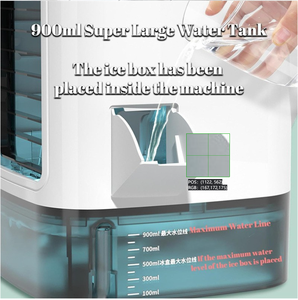 Di động có thể sạc lại làm mát không khí yên tĩnh bàn Quạt làm mát mini điều hòa không khí fan đối với nhà văn phòng ngoài trời trong nhà - Product Image 4