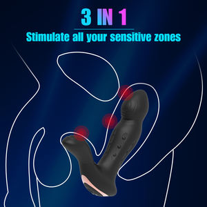 Hot Selling Vib rating Under wear Remote Prostata Produkt Mini Vibrator für männliche und weibliche <span class=keywords><strong>Butt</strong></span> Plug <span class=keywords><strong>Pussy</strong></span> Vibrator - Product Image 3