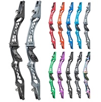Topoint UNISON 21 pouces compétition Takedown arc classique Riser gauche/droite ILF aluminium CNC 6061-T6 poignée avec poignée en plastique