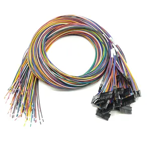 OEM 2 4 5 6 7 8 9 10 12 16 20 pinos 505565 cabo do conector do molex 1.25mm 2.54mm 4.2mm fios fêmeas masculinos do molex para embarcar o cabo