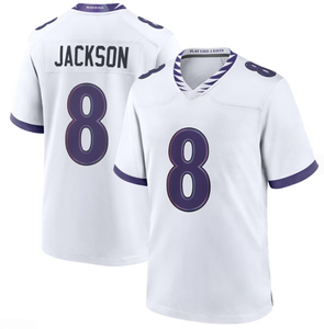 Jersey Bordir Sepak Bola Amerika Berkualitas Tinggi Baltimore 8 Jackson 22 Henry 4 Flowers, Jersey Custom dengan Logo - Product Image 2