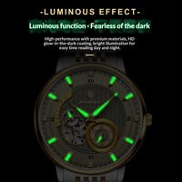 Montre mécanique automatique de luxe pour homme, OEM personnalisée, acier inoxydable, résistante à l'eau 30M, montre haut de gamme pour affaires, vente en gros d'usine
