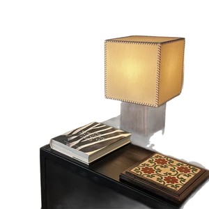 Lámpara de mesa de madera maciza estilo vintage Wabi Sabi E27 con luz LED que cuida la vista para sala de estar, dormitorio, estudio. - Product Image 5