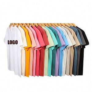 Design High Quality 200 Grams T-Shirts Dtg Custom Puff Printing Logo Regular Fit Men's Graphic 100% Cotton T Shirt - Product Image 1