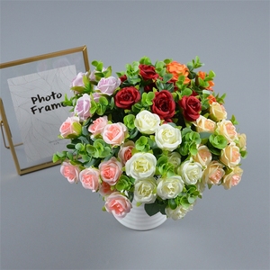 Roses artificielles en soie faites à la main - Style moderne, décoration de mariage et de fête des mères, <span class=keywords><strong>prix</strong></span> de gros d'usine, bouquet - Product Image 6