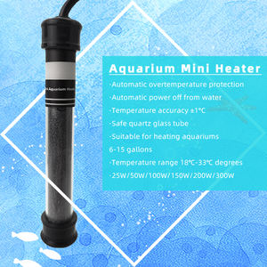 Tige chauffante électrique à affichage numérique 25W 50W 100W 150W 200W 300W Chauffe-eau à quartz pour réservoir de poissons tortues - Product Image 3