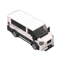 Compatible avec les blocs de construction, voiture de transport de passagers XLT, jouet de construction en plastique, briques promotionnelles, jouets