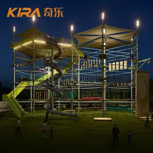 Amusement Equipment Outdoor Rope Course Park Kids Commercial Playground Equipment