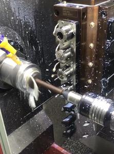 5 trục CNC quay và phay Máy Composite với 8 trạm servo công cụ tháp pháo CNC máy tiện - Product Image 5