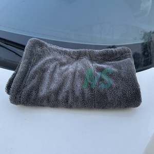 Grande serviette de lavage de voiture en microfibre à séchage rapide, absorbante, 1400 GSM, à boucles torsadées, pour nettoyer la voiture - Product Image 1