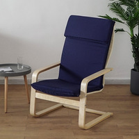 Chaise à bascule en bois pour la détente des fabricants Chaise de salon classique d'été en bois courbé à vendre