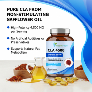 ซอฟต์เจลเสริมอาหาร Cla แบบขายส่ง พร้อมน้ำมันดอกคำฝอยปลอดจีเอ็มโอ ช่วยลดไขมันตามธรรมชาติ รักษาความชุ่มชื้น รักษาสมดุลอาหาร ซอฟต์เจล - Product Image 2