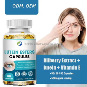 Ausreson Supplément pour les yeux Lutéine Zéaxanthine Softgels Capsule Esters Santé Vitamines pour les yeux Esters de lutéine Softgel - Product Image 2