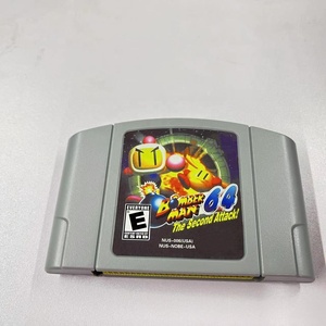 Versión de EE. UU. en idioma inglés Retro N64 Juegos en stock <span class=keywords><strong>Bomberman</strong></span> 64 the Second Attack Videojuegos - Product Image 3