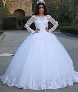 Nouvelle Robe de Mariée de Luxe 2024 Personnalisée en Dentelle et Paillettes, Grande Taille, Sexy, avec Appliques Florales, Traîne Chapelle et Laçage pour Femme - Product Image 1