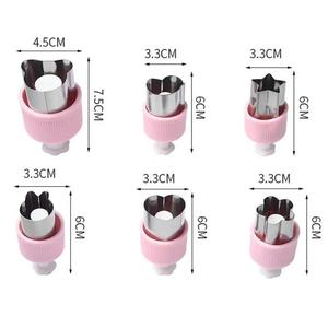 Stampini per <span class=keywords><strong>biscotti</strong></span> in acciaio inossidabile Set di forme per tagliabiscotti in acciaio inossidabile Set di forme per verdure in acciaio inossidabile Mini biscotto per bambini - Product Image 3