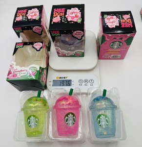 Nuevo Juguete Sensorial Blandito Schylling Glitter Needoh Star Buck Boba Drink, Caramelo Blandito de Malta, Bebida de Té con Leche Boba - Product Image 3