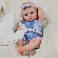 Muñeca Reborn Realista de Silicona para Bebé, Muñeca Reborn de Silicona de Cuerpo Completo, Muñeca Reborn de Silicona PARA LA Venta