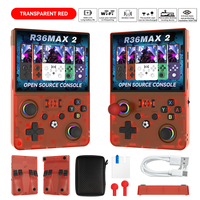 Consola Portátil R36 Max 2 con Pantalla de 4.5 Pulgadas y Resolución de 1024X768, Sistema Linux, 4000 mAh, Compatible con Wifi y Más de 30 Simuladores
