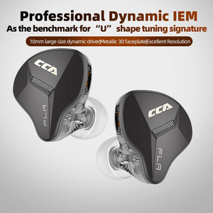 Driver Dinamico CCA FLA 10mm di Grandi Dimensioni con Faceplate Metallica 3D, Eccellente Risoluzione, IEM Dinamico Professionale con Controllo delle Funzioni - Product Image 2