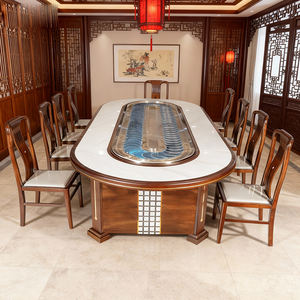 Mesa de Comedor Eléctrica de Estilo <span class=keywords><strong>Chino</strong></span> <span class=keywords><strong>con</strong></span> <span class=keywords><strong>Cinta</strong></span> <span class=keywords><strong>Transportadora</strong></span> para Hotel - Product Image 3